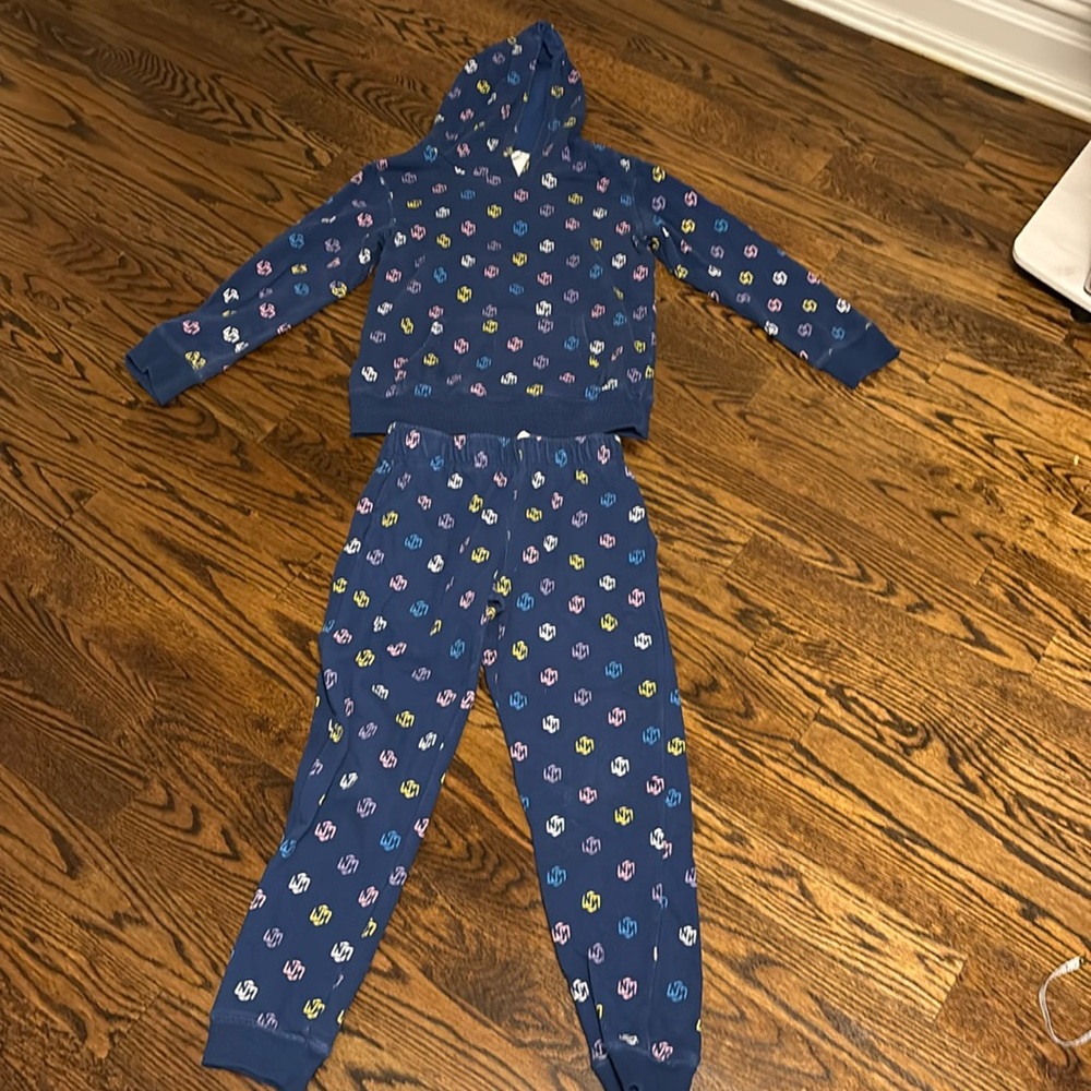 Authentic Norris Nuts hoodie and sweatpants Youth size 12